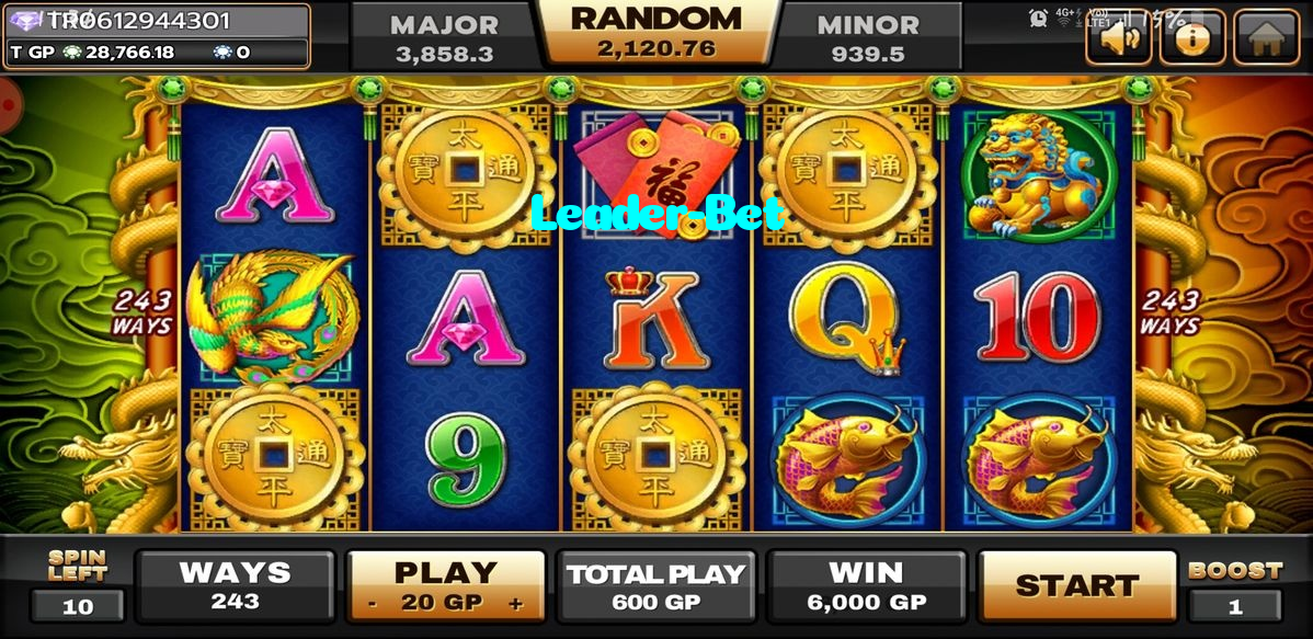 Leader-Bet casino presented on mobile device in Pakistan with slots and live games